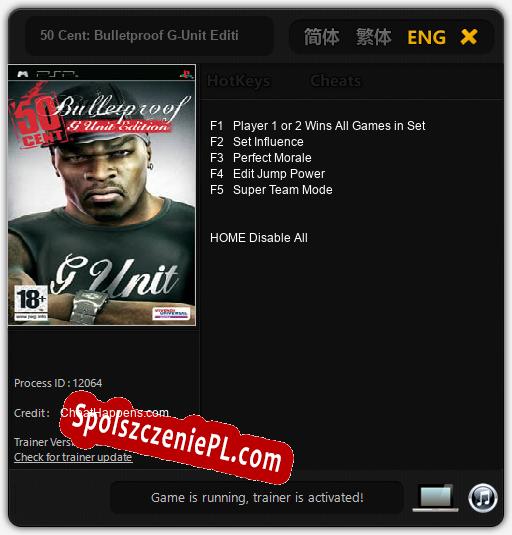 50 Cent: Bulletproof G-Unit Edition: Trainer +5 [v1.2]