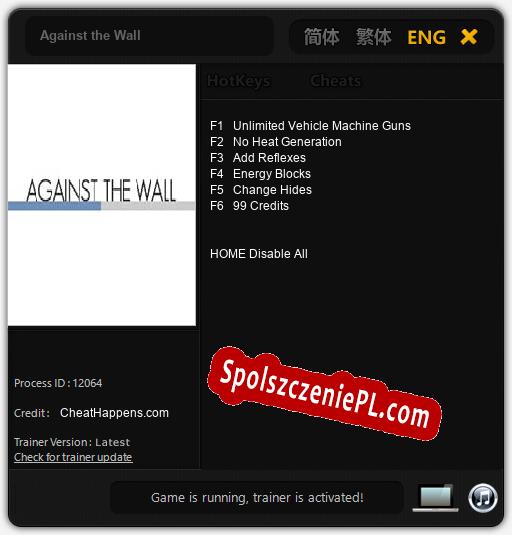 Against the Wall: Cheats, Trainer +6 [CheatHappens.com]