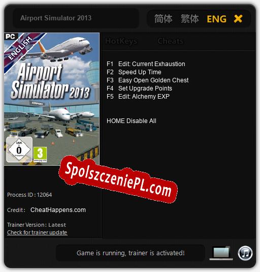 Airport Simulator 2013: Cheats, Trainer +5 [CheatHappens.com]