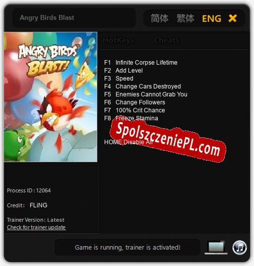 Angry Birds Blast: Cheats, Trainer +8 [FLiNG]