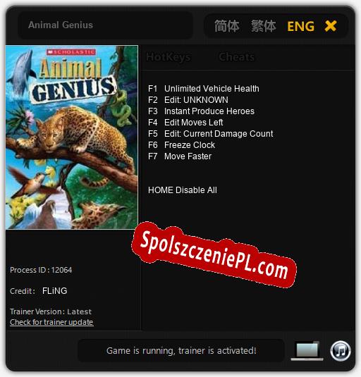 Treinador liberado para Animal Genius [v1.0.9]