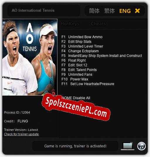 AO International Tennis: Treinador (V1.0.69)