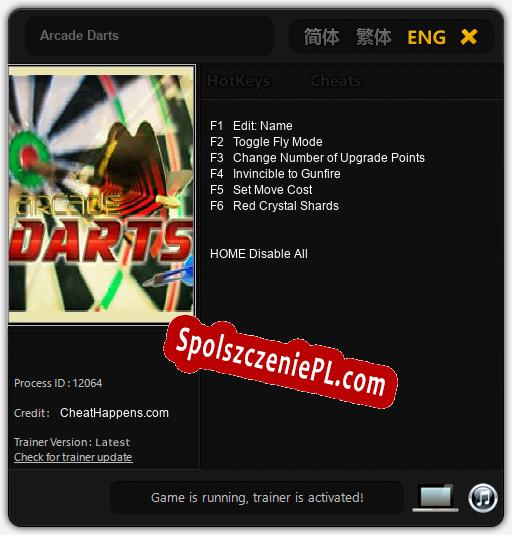 Arcade Darts: Trainer +6 [v1.5]