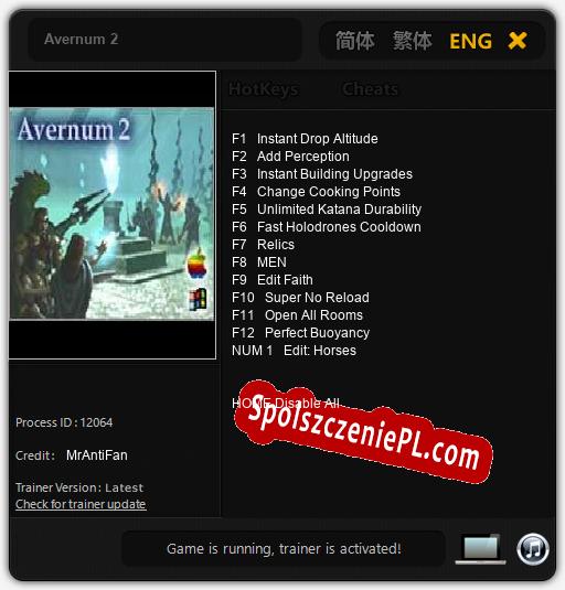 Avernum 2: Trainer +13 [v1.9]