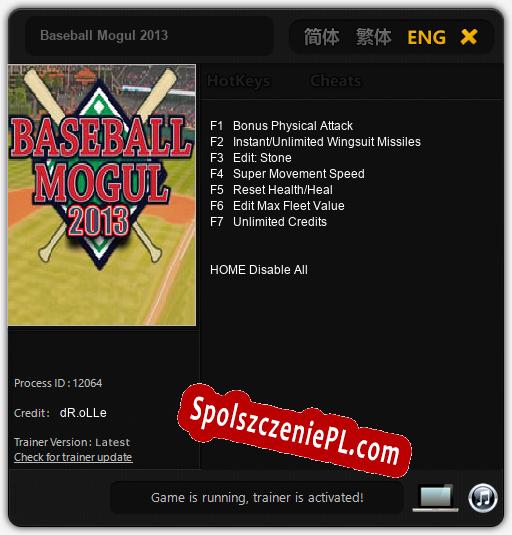 Baseball Mogul 2013: Treinador (V1.0.39)