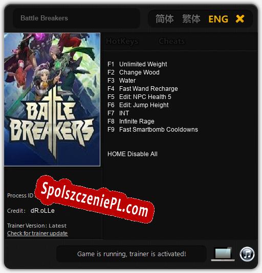 Battle Breakers: Trainer +9 [v1.5]