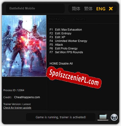 Battlefield Mobile: Cheats, Trainer +7 [CheatHappens.com]