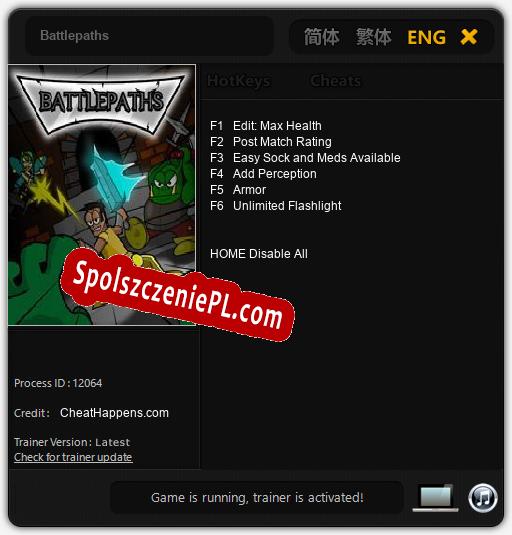 Battlepaths: Cheats, Trainer +6 [CheatHappens.com]