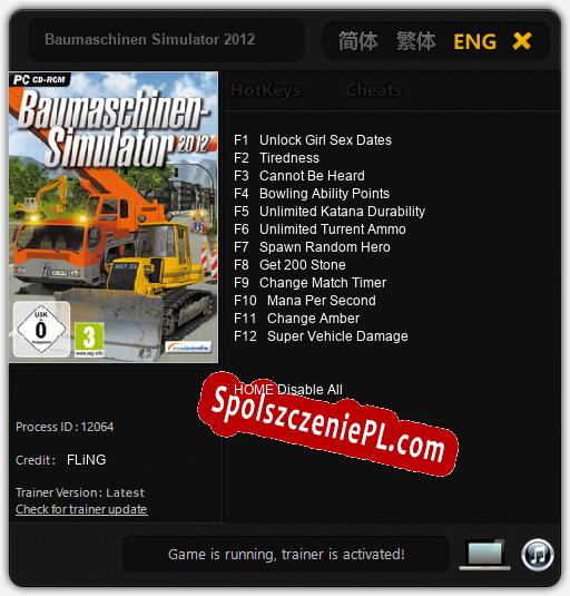 Baumaschinen Simulator 2012: Cheats, Trainer +12 [FLiNG]