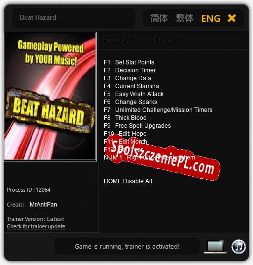 Beat Hazard: Cheats, Trainer +13 [MrAntiFan]