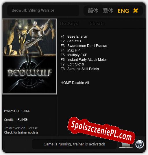 Beowulf: Viking Warrior: Treinador (V1.0.1)