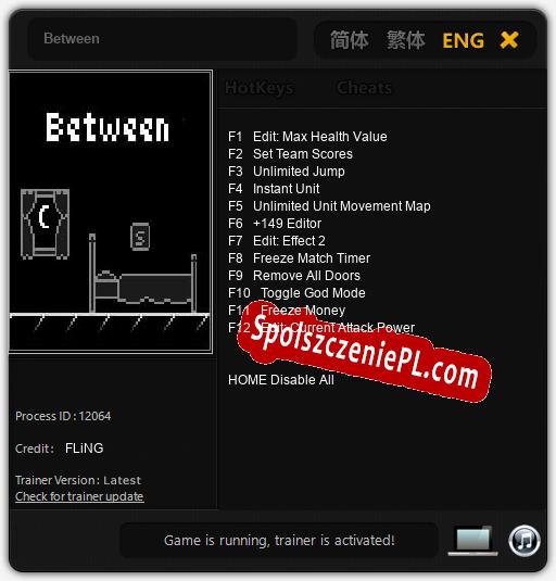 Between: Trainer +12 [v1.8]