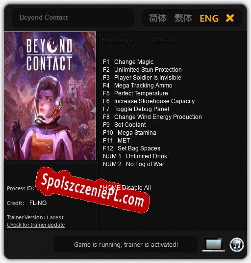 Beyond Contact: Trainer +14 [v1.3]