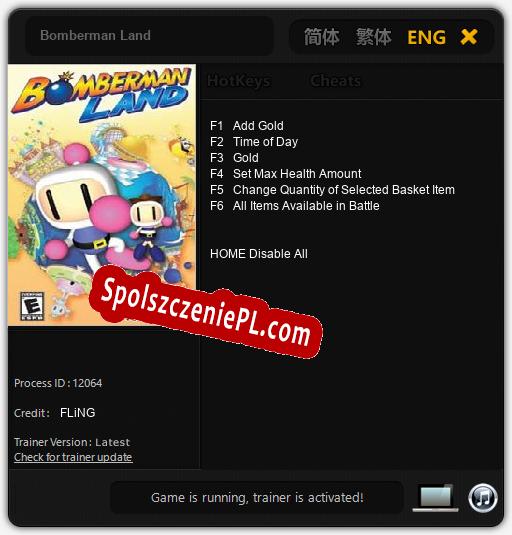 Bomberman Land: Treinador (V1.0.93)