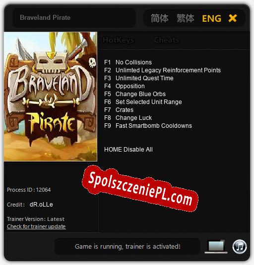 Braveland Pirate: Treinador (V1.0.47)