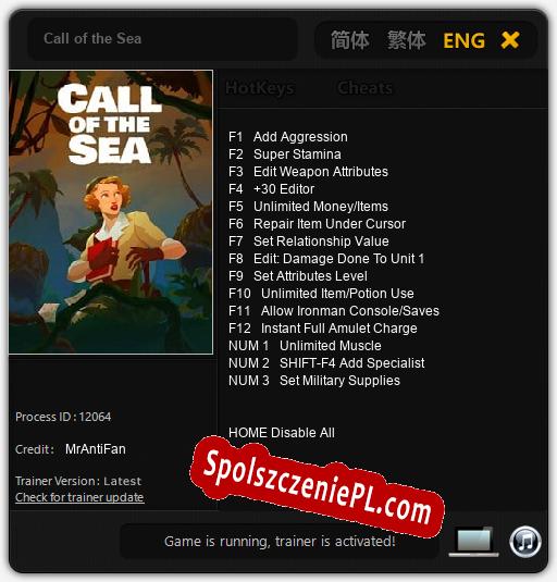 Call of the Sea: Cheats, Trainer +15 [MrAntiFan]