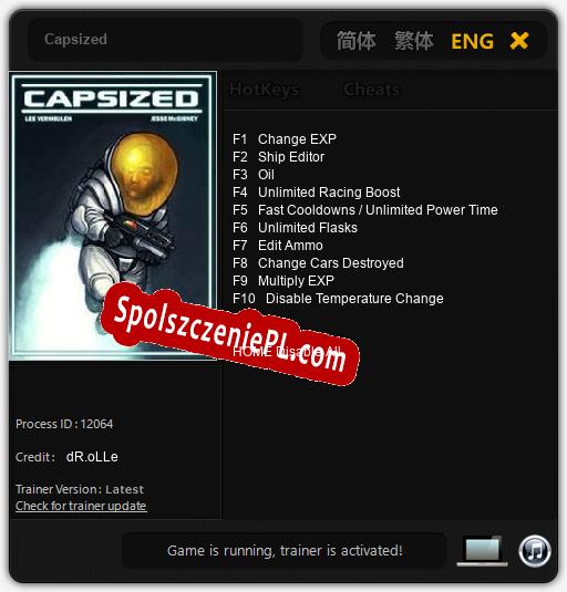 Capsized: Treinador (V1.0.26)