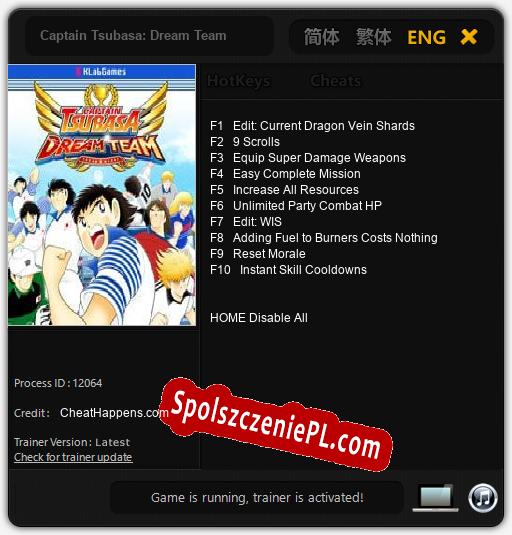 Treinador liberado para Captain Tsubasa: Dream Team [v1.0.3]