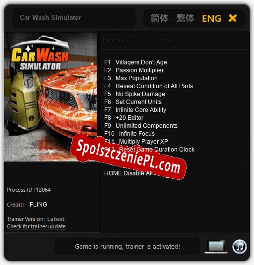 Car Wash Simulator: Treinador (V1.0.69)