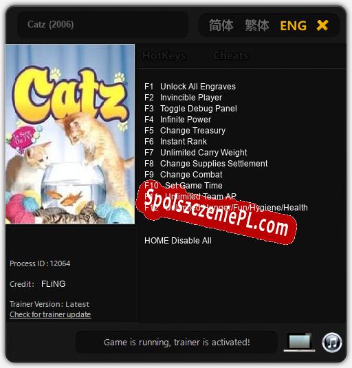 Catz (2006): Treinador (V1.0.83)