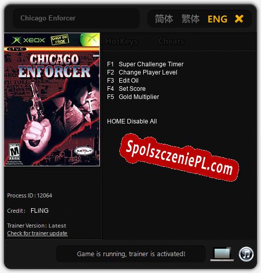 Chicago Enforcer: Cheats, Trainer +5 [FLiNG]