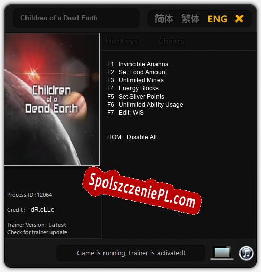 Children of a Dead Earth: Trainer +7 [v1.4]