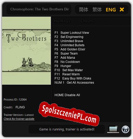 Chromophore: The Two Brothers Directors Cut: Treinador (V1.0.29)