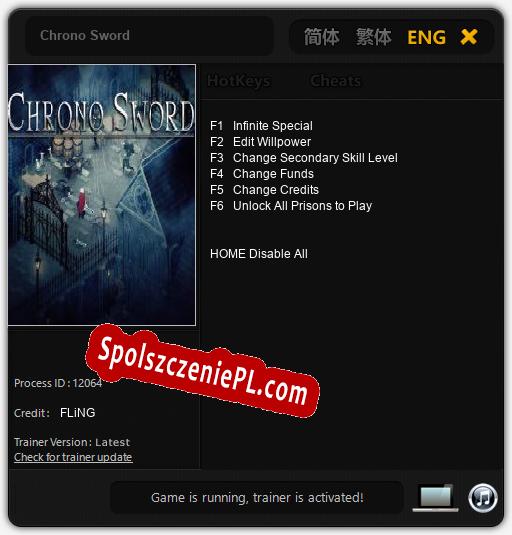 Chrono Sword: Trainer +6 [v1.6]