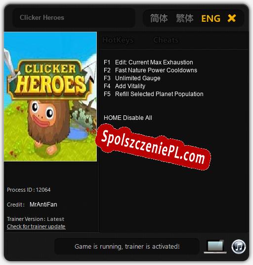 Treinador liberado para Clicker Heroes [v1.0.2]