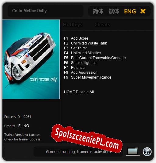 Treinador liberado para Colin McRae Rally [v1.0.2]