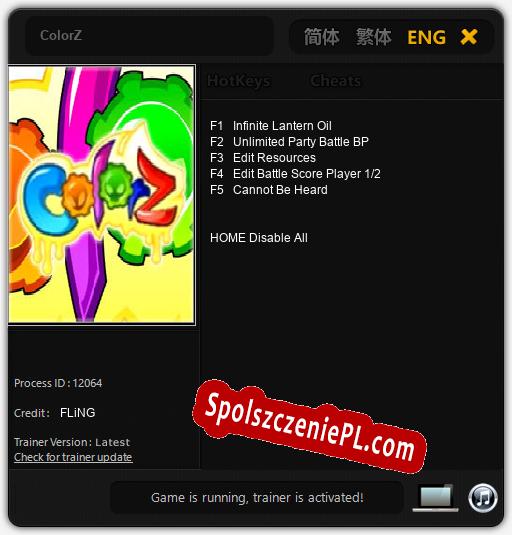 ColorZ: Treinador (V1.0.52)