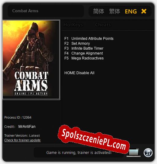 Combat Arms: Cheats, Trainer +5 [MrAntiFan]