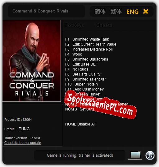 Command & Conquer: Rivals: Trainer +15 [v1.3]