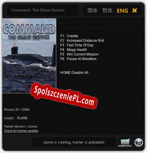 Command: The Silent Service: Treinador (V1.0.9)