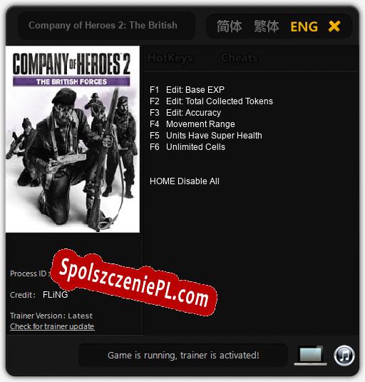 Company of Heroes 2: The British Forces: Trainer +6 [v1.7]