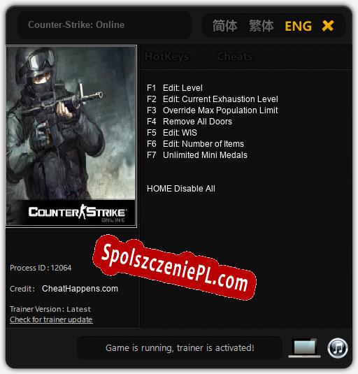 Counter-Strike: Online: Treinador (V1.0.66)