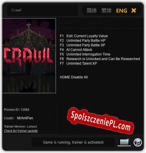 Crawl: Treinador (V1.0.81)