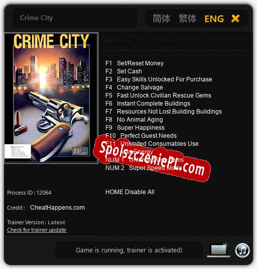 Crime City: Treinador (V1.0.56)