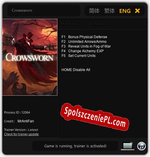 Crowsworn: Trainer +5 [v1.6]