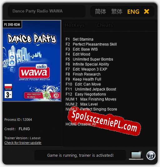 Dance Party Radio WAWA: Trainer +15 [v1.4]