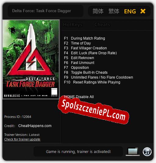 Delta Force: Task Force Dagger: Treinador (V1.0.61)