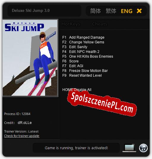 Treinador liberado para Deluxe Ski Jump 3.0 [v1.0.8]