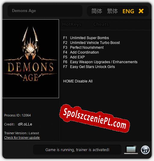 Demons Age: Trainer +7 [v1.2]