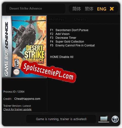 Desert Strike Advance: Cheats, Trainer +5 [CheatHappens.com]