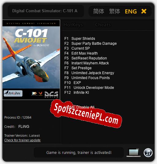 Digital Combat Simulator: C-101 Aviojet: Treinador (V1.0.35)