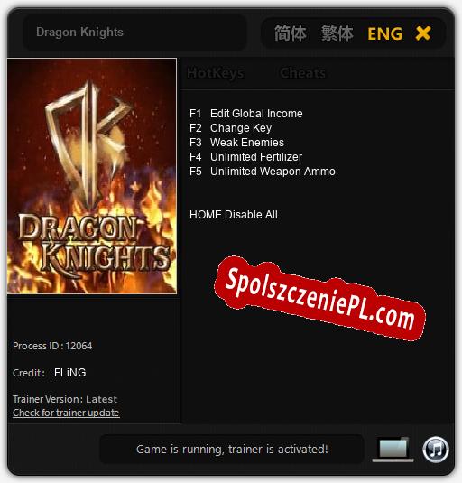 Dragon Knights: Cheats, Trainer +5 [FLiNG]