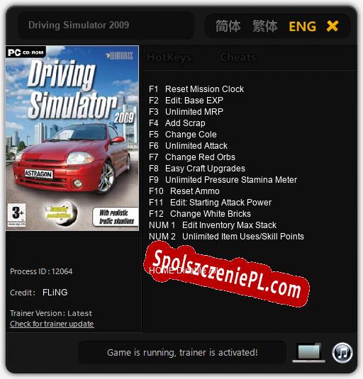 Driving Simulator 2009: Treinador (V1.0.56)