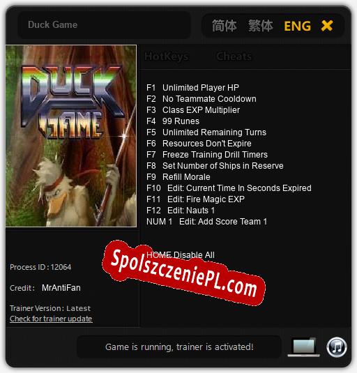 Duck Game: Cheats, Trainer +13 [MrAntiFan]
