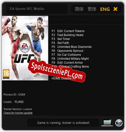 EA Sports UFC Mobile: Cheats, Trainer +10 [FLiNG]