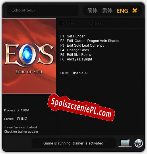 Echo of Soul: Trainer +6 [v1.4]